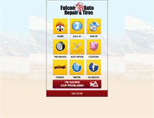 Tablet Screenshot of falconautoservice.com